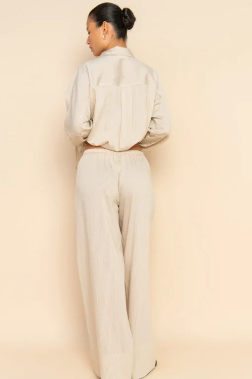 ARIES PANT - OAT STRIPE