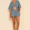 FARAH SHORT - BLUE CHECK