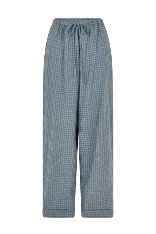 ISLA PANT - BLUE CHECK